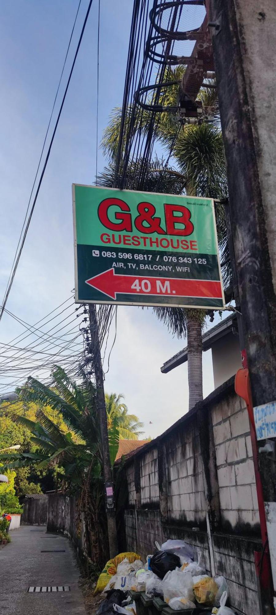 G&B Guesthouse Patong Esterno foto